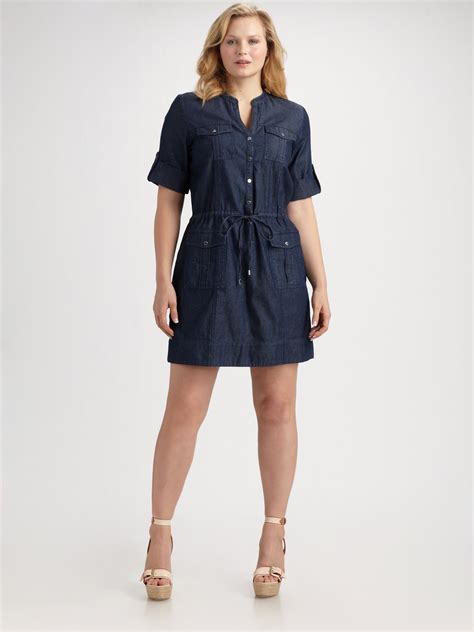 michael kors dreas|Michael Kors denim dresses.